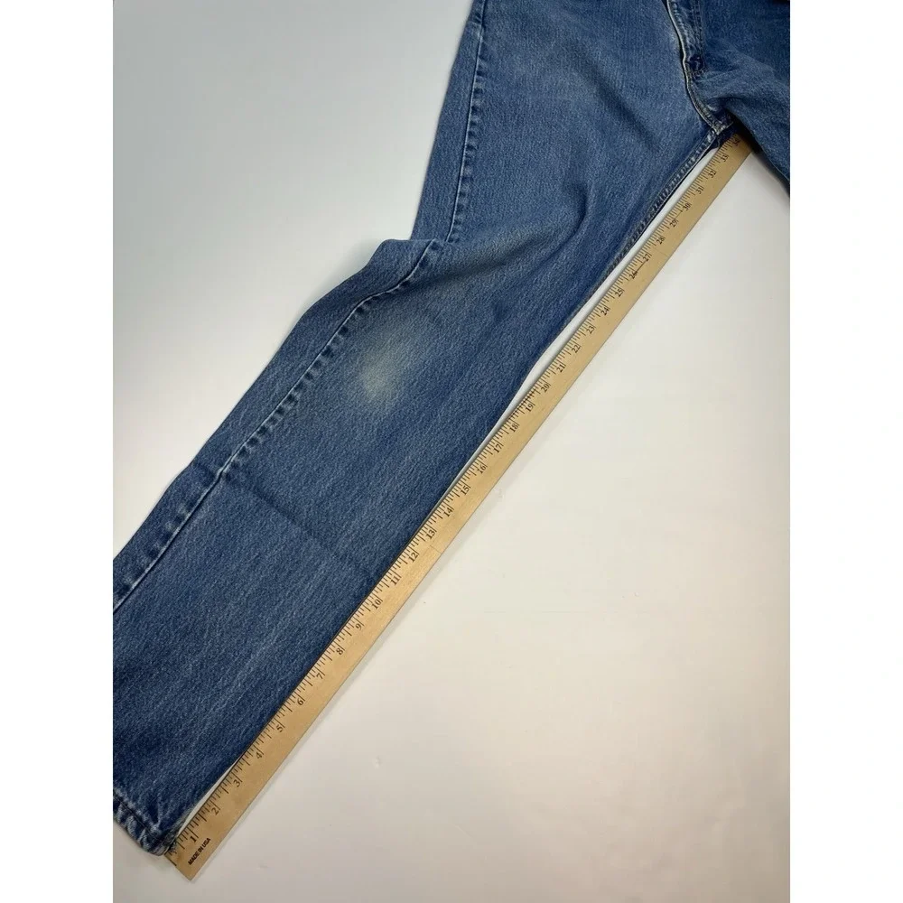Vintage Levi's 505 Orange Tab Jeans Regular Fit Straight Leg Men's Size 34x34